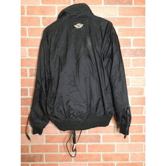 Harley Davidson Mens Heated Jacket With Thinsulate Insulation Nylon Black Size L - Picture 2 of 15
